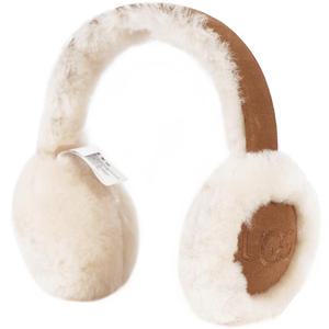 [정품] 어그 UGG 엠브로이더드 로고 이어머프 양모 귀마개 체스트넛 (20955-CHE)