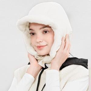 [체스골프]기획상품] 헤메스 여성골프 귀마개 방한 패딩모자 여자골프모자 골프겨울모자