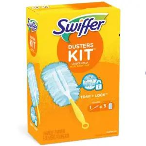 스위퍼 더스터180 먼지떨이 스타터킷 30cm숏핸들1입 리필5입