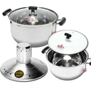 [보리보리/키친아트]퀸센스 삶숙이 빨래삶통는솥 아기옷세탁 삼숙이 34cm