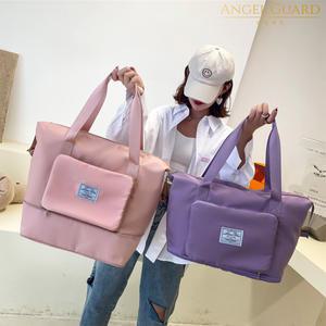 여행용 보스턴백 캐리어 보조가방 폴딩백 결합 트레블 빅사이즈 접이식 확장형 대용량 파우치