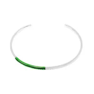 [메종마르지엘라] 남녀공용 인그레이빙 넘버링 로고 커프 팔찌(SM6UY0082 SV0310 963)