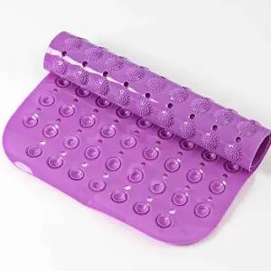 퍼플 미끄럼방지 욕실매트 화장실발판 목욕탕발판 화장실매트 화장실발판 욕조흡착매트