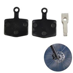 2pcs 방탄 섬유 및 수지 세미 스틸 브레이크 패드 Filel 산악 자전거 액세서리 용