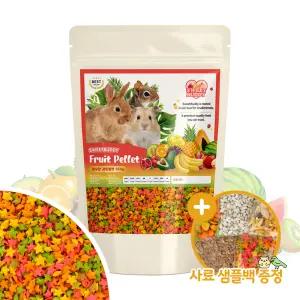 스위트버디 별모양 과일펠렛 350g 사료 햄스터 앵무새