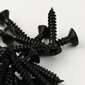 AGT 3MM 접시나사못 3X18 흑색 목재용 가구못 스텐직결피스 철판기리