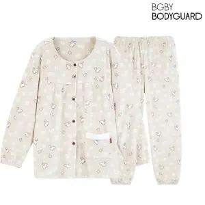 보디가드 여성 밍크 수면 파자마 세트 BBWNB932