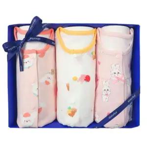 [갤러리아] (압소바출산,백일,돌,유아내의세트)도도내의(핑)+투비/프루3종세트(A1A-1038SET)