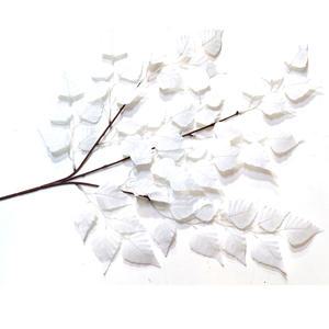 화이트 인조나무가지 /화이트 24장/자작나무잎 24장/자작나무가지/조화잎