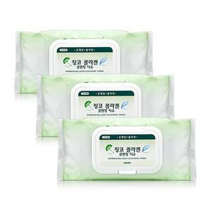 네슈라 징코 콜라겐 클렌징 티슈 100매 X 3개