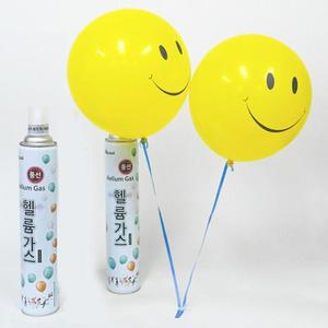 해피파티 헬륨가스 풍선 충전 일회용 헬륨가스통 (1캔)