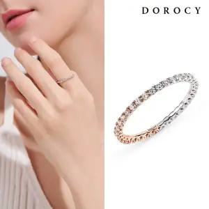 [도로시] 14k 모이사나이트 믹스 이터니티 반지_1.5mm(6~14호)