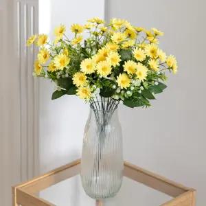 구절초 조화 프리미엄 18대 부쉬 3컬러 인테리어 꽃 장식 소품 촬영 꾸미기