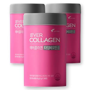 뉴트리 에버콜라겐 타임 비오틴 셀 3g x 30포 3통 저분자콜라겐