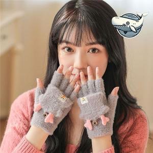 예쁜겨울장갑 귀여운 여성 벙어리 장갑 따뜻한 겨울 손목터치