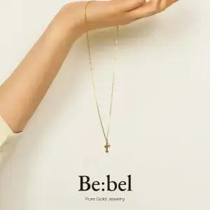 순금목걸이 3.75g(1돈) 24k 여자 십자가 볼륨 비벨