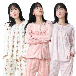 폭스 울트라밍크 레이스 잠옷세트 E5 여성용