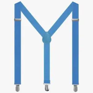 블루 멜빵 패션 멜빵바지 컬러 바지 끈 일러스트