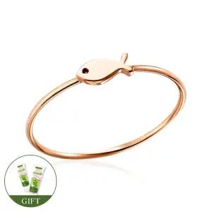 14K 심플 물고기 텐션 유닛링 반지 NPR21627