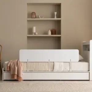 젠티스 국내제작 어린이 침대안전가드 낙상방지 침대가드 무지 150cm 고급브래킷