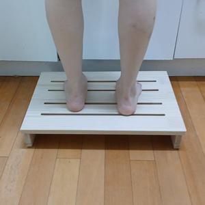 원목 싱크대 발판 발받침대 발거치대 디딤대 데스크 사무용품 책상 욕실발판