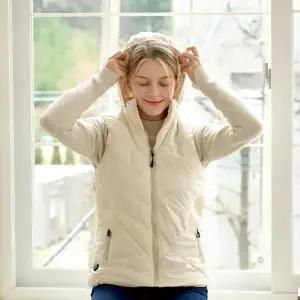 프롬비 아뜨 usb 발열조끼 온열 열선 패딩 FE244