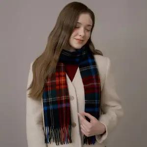 [엘르] 웨일스 울 롱 체크 머플러 SE44MW306