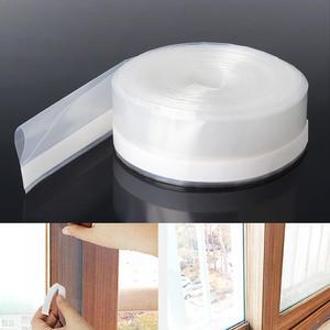 창문 3중 비닐 바람 막이 10m 문풍지 겨울 외풍차단 투명 창틈 벌레 샷시 접착식 샤시