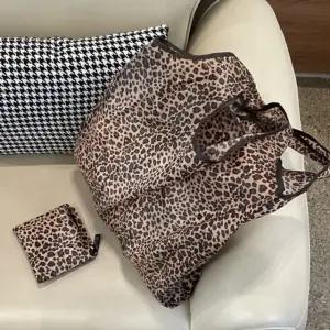 OA (지앤지) 베스트 레오파드장바구니 심플 호피 휴대 (WFJDJ2W)