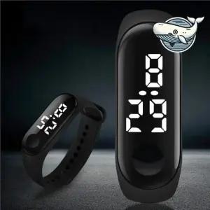 모던 스타일 LED 터치 손목시계 우레탄 시계 방수손목시계 손목전자시계 학생손목시계