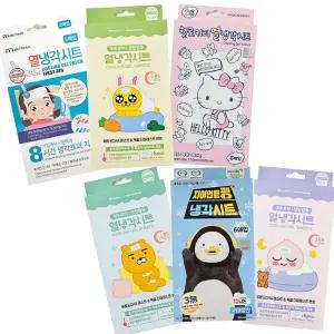 열냉각시트 6개입 / 어린이 유아 이마 냉찜질 얼음주머니 해열시트 냉각패치 열내림