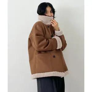 매장정품 몽돌 MONGDOL 리버시블 스웨이드 무스탕 브라운 MDJK038BROWN 171040