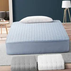 슈퍼 싱글 침대 커버 사계절 누빔 패드 매트리스 방수 커버 시트