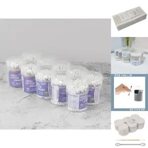 부드러운 면봉 원터치 면봉 100P 10통/멸균/귀후비개/귀청소/귀파개/소독/귀지/귀지제거/고급/귀파게/청소