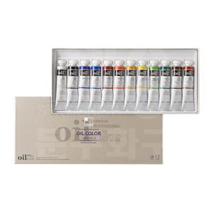 신한화구 유화물감 12색20ml