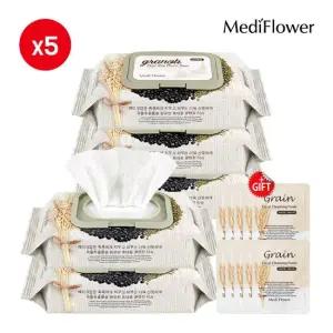 [메디플라워]그래놀라 페이셜 딥 클렌징 티슈 100매x5+파우치10