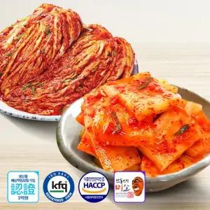 안동학가산 생김치 고랭지 배추 혼합김치세트 총10kg  포기 5kg+석박지 5kg)