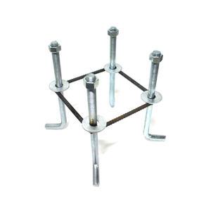 가로등 기초앙카 200X200 19파이 아연 도금 거치대 태양광충전등 고정브라켓 기초석 정원등 지지대