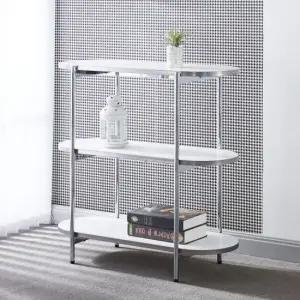 아트박스 와이디몰 라운드 수납선반 미드 센츄리 선반 협탁 3단