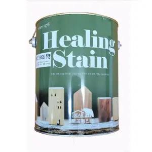 백곰 힐링스테인 16L 오일스테인 목재보호 방수 방충 방부 목재용페인트 리