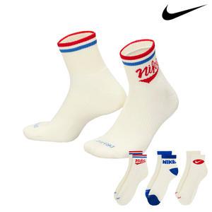 나이키 양말 에브리데이 플러스 앵클 3켤레 혼합 HJ9340-901