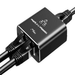 유전원 UTP랜포트 1대 2분배기 인터넷 동시사용 컴퓨터 테스크탑PC 노트북 RJ45 케이블선 컨버터