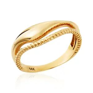 18K 리플리 플로우 스피럴 듀오 두줄 반지 MOR41689