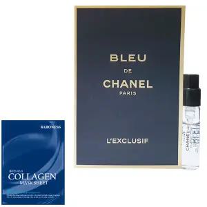 마스크팩+블루 드 샤넬 렉스클루시프 퍼퓸 1.5ml