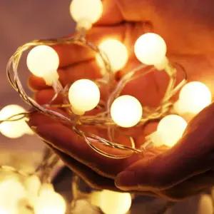 LED 전구 앵두 캠핑 줄조명 무드등 불투명 트리등 2M 10구