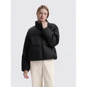 내셔널지오그래픽 NATIONALGEOGRAPHIC N254WPD901 여성 세미크롭 하이넥 패딩 점퍼 BLACK N254WPD901099 21