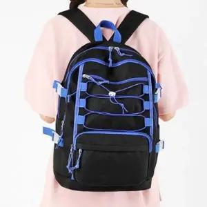 경량 여행 캐주얼 학생 책가방 가방 백팩 블랙