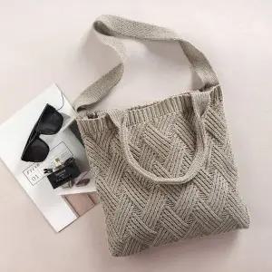 [아도라하우스]어반백 여성숄더/쇼퍼백 니트 에코백URB_W413