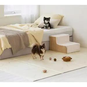 울리 반려동물 폴딩 매트 펫 미끄럼방지 4단 마블