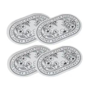 레토 빨아쓰는 규조토 발매트 욕실 현관 그레이 4P